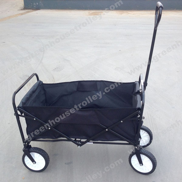 Outdoor Beach Picnic Camping Wagon Camping Cart Garden Trail Foldable Collapsible Folding Utility Cart Wagon