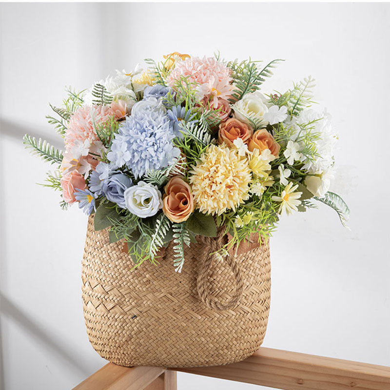 New Design Wedding Centerpiece Floral Home Decoration Silk Cloth Artificial Flower Dandelion