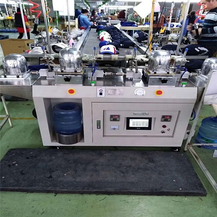 Cold and heat automatic  hat blocking machine cap making machine