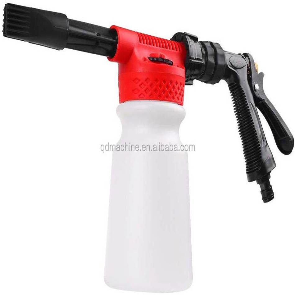 Car Wash Foam Gun Sprayer with Microfiber Wash Mit, Adjustable Water Pressure and Soap Ratio Dial, Attaches to Any Garden Hose