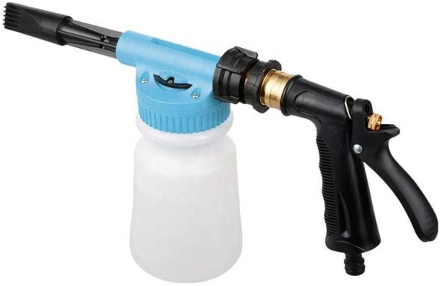 Adjustable Snow Soap Gun Fit Low Water Pressure Universal Standard Garden Hose