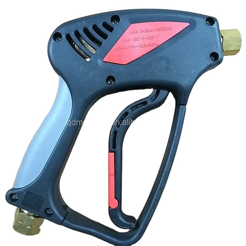 Short Pressure Washer Gun, Stubby Pressure Washer Gun with M22 Adaptors, Power Washer Gun Compatible with Foam Cannon, 2750psi