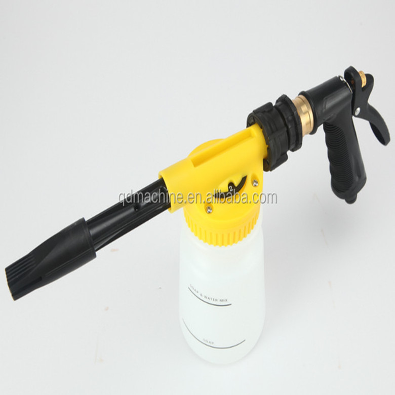 Car Wash Foam Sprayer Gun with Microfiber Wash Mit, Adjustable Soap Ratio Dial, Foam Cannon Attaches to Any Garden Hose