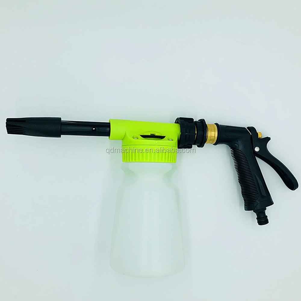 Adjustable Snow Soap Gun Fit Low Water Pressure Universal Standard Garden Hose, Blaster Sprayer for Home Garden Use