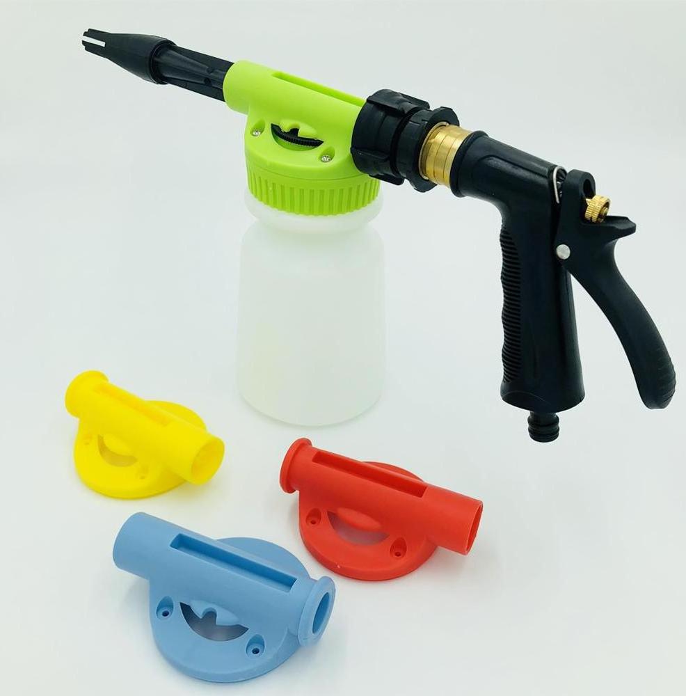 Adjustable Snow Soap Gun Fit Low Water Pressure Universal Standard Garden Hose