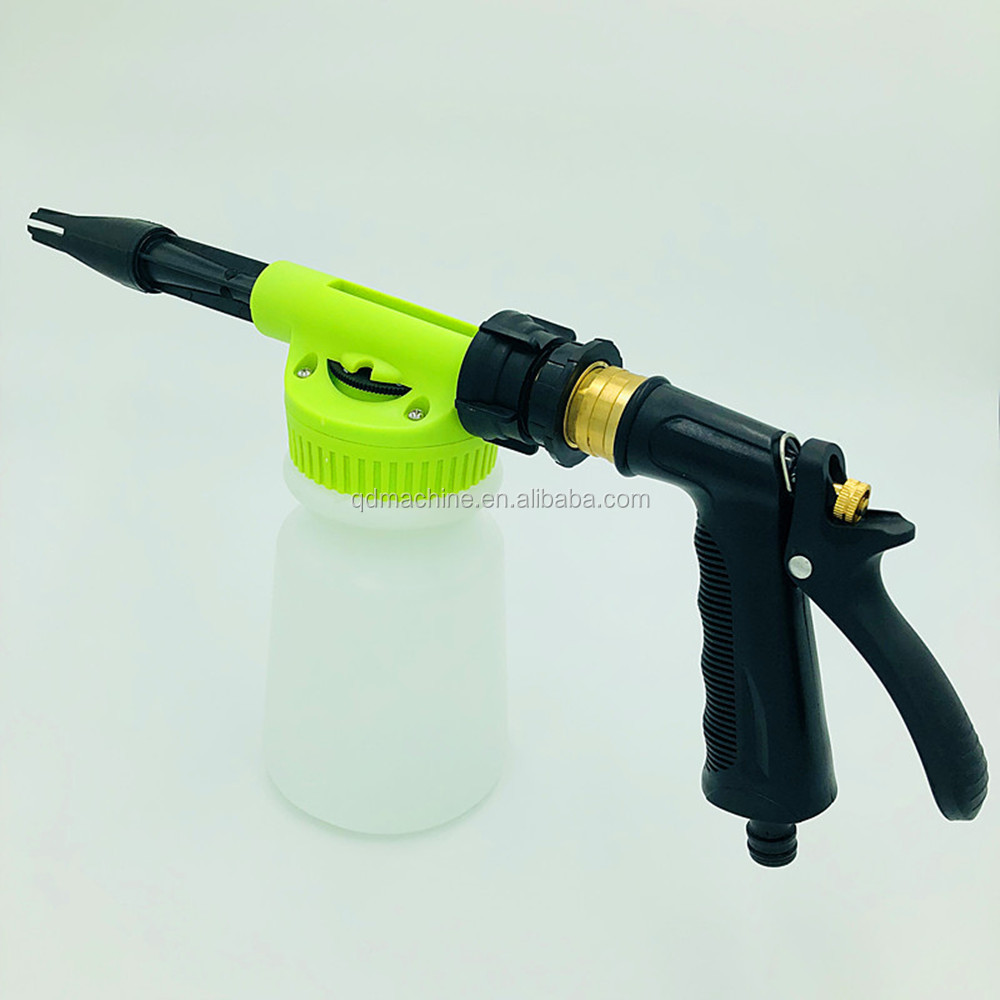 Adjustable Snow Soap Gun Fit Low Water Pressure Universal Standard Garden Hose