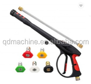 High Pressure Washer Gun Kit 4000 Psi with  Extension Replacement Wand Lance,5 Quick Connect Nozzles