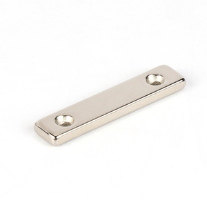 neodymium neo bar magnet channel magnet with countersunk hole