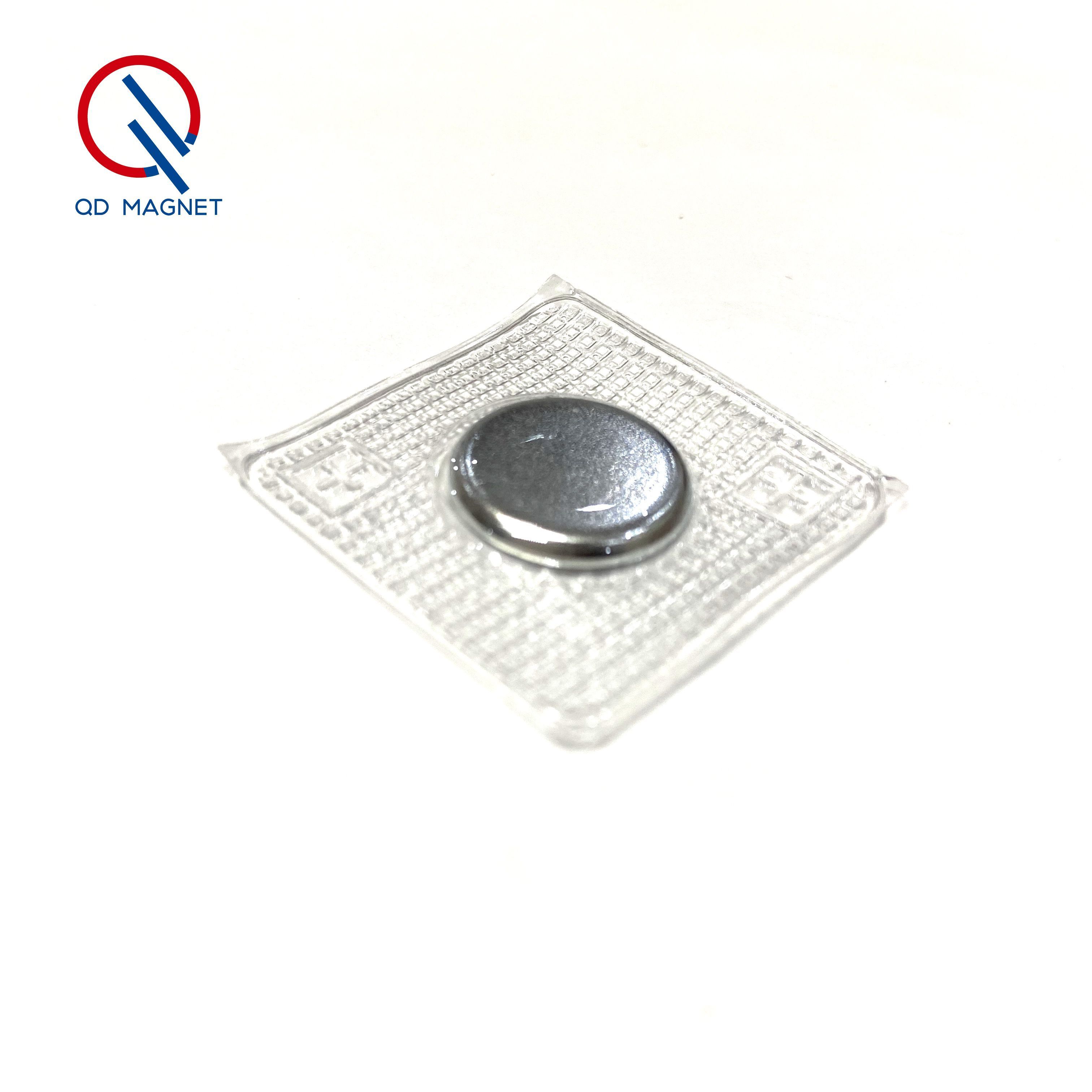 10 years Factory Professional manufacture PVC/TPU cover sewing magnet disc neodymium magnetic snap button