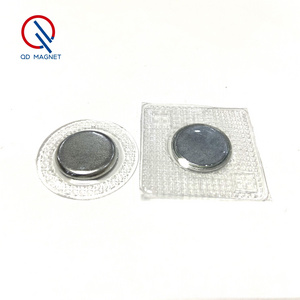 10 years Factory Professional manufacture PVC/TPU cover sewing magnet disc neodymium magnetic snap button