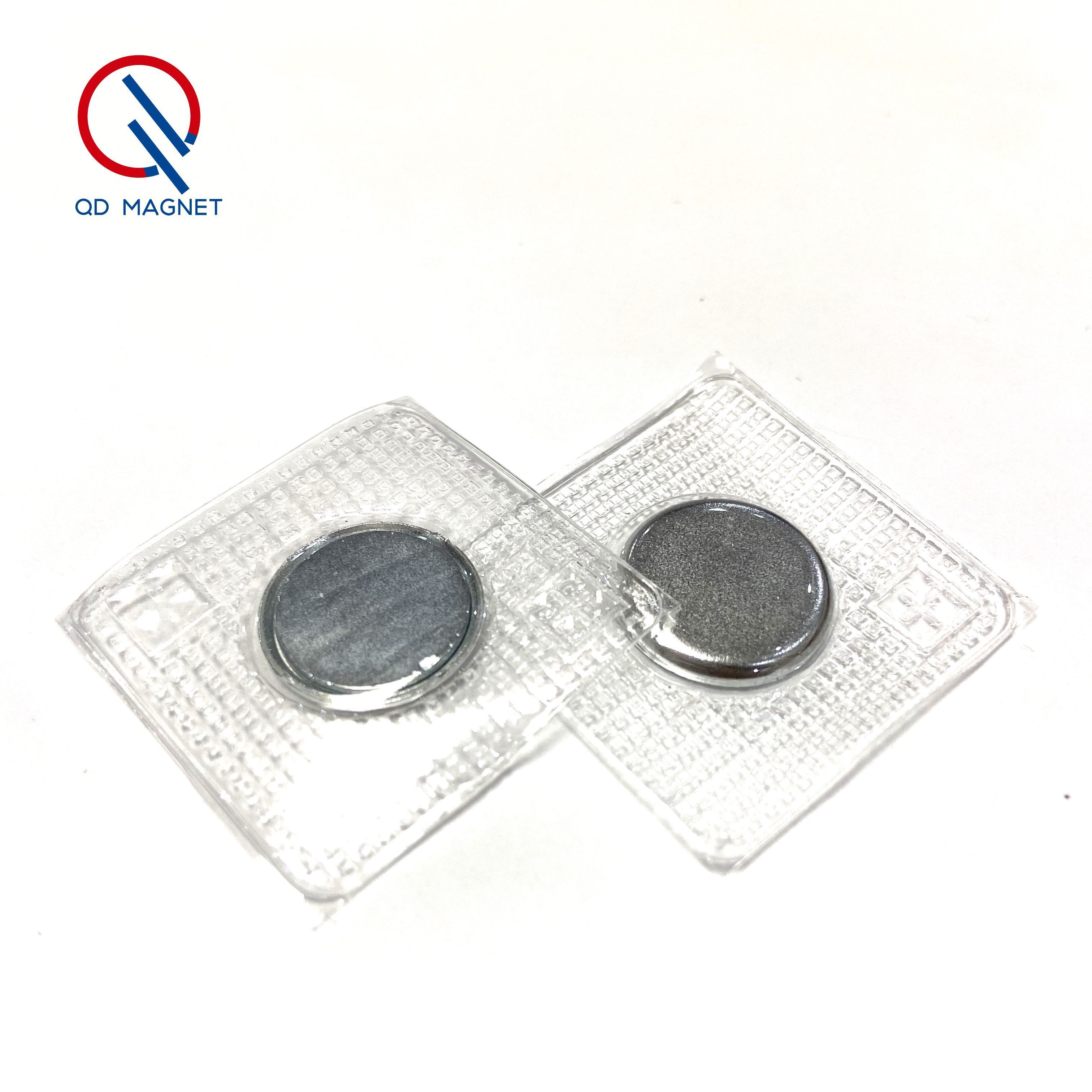 10 years Factory Professional manufacture PVC/TPU cover sewing magnet disc neodymium magnetic snap button