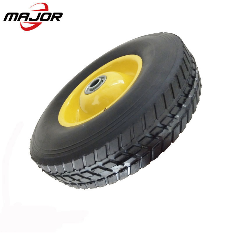 New design 10 inch solid rubber tire and solid wheels for tool cart