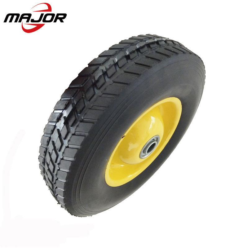 New design 10 inch solid rubber tire and solid wheels for tool cart