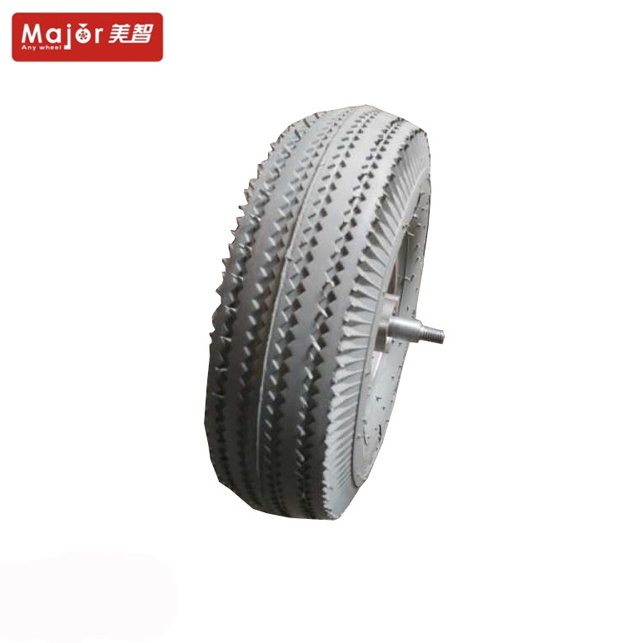 10 inch rubber wheel 260x85 3.00-4 tires and aluminum rim pneumatic wheelchairs tyres