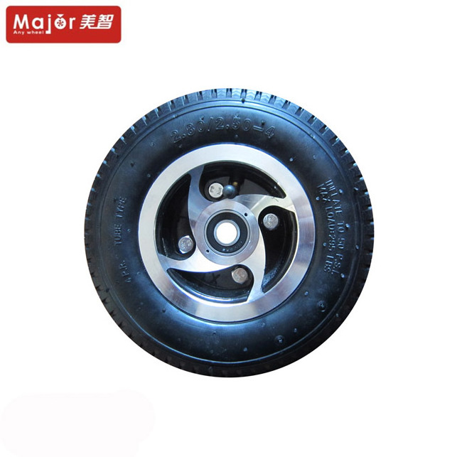 8 inch rubber pneumatic inflatable wheels 200x50 hand truck tires