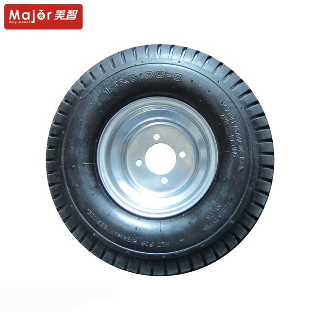 15 inch pneumatic inflatable rubber tires 15x6.00-6 agricultural tractor wheel