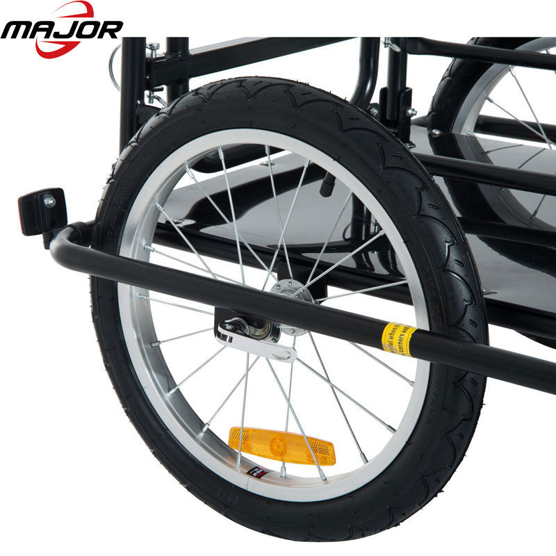 bike trolley bicycle cargo trailer cart handle carrier tool cart