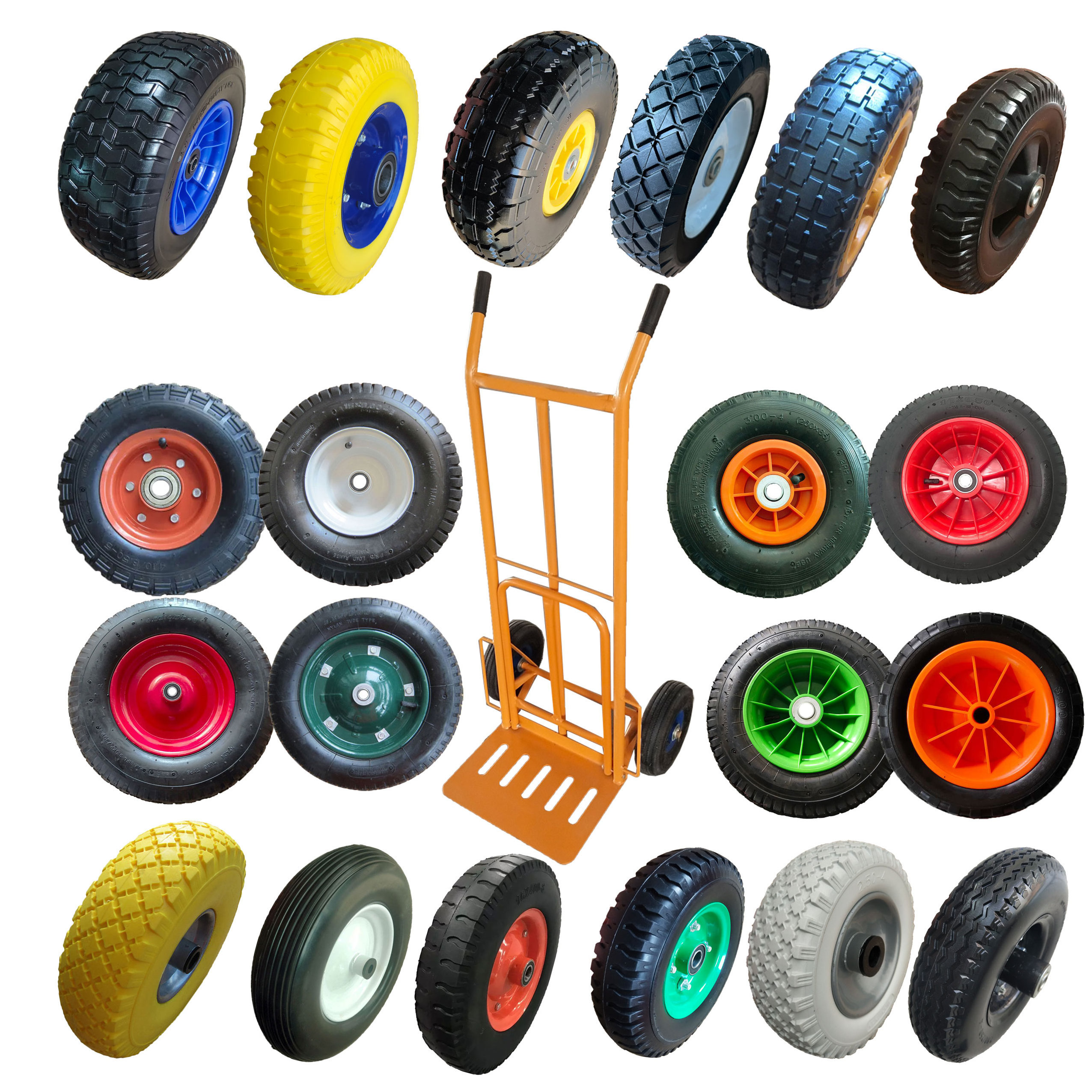 16inch  PU Foam Puncture Wheelbarrow Tyre