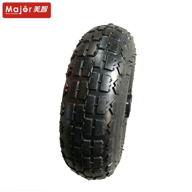 Good quality 10 inch  factory sell pneumatic rubber wheel air tire for hand truck 4.10/3.50-4