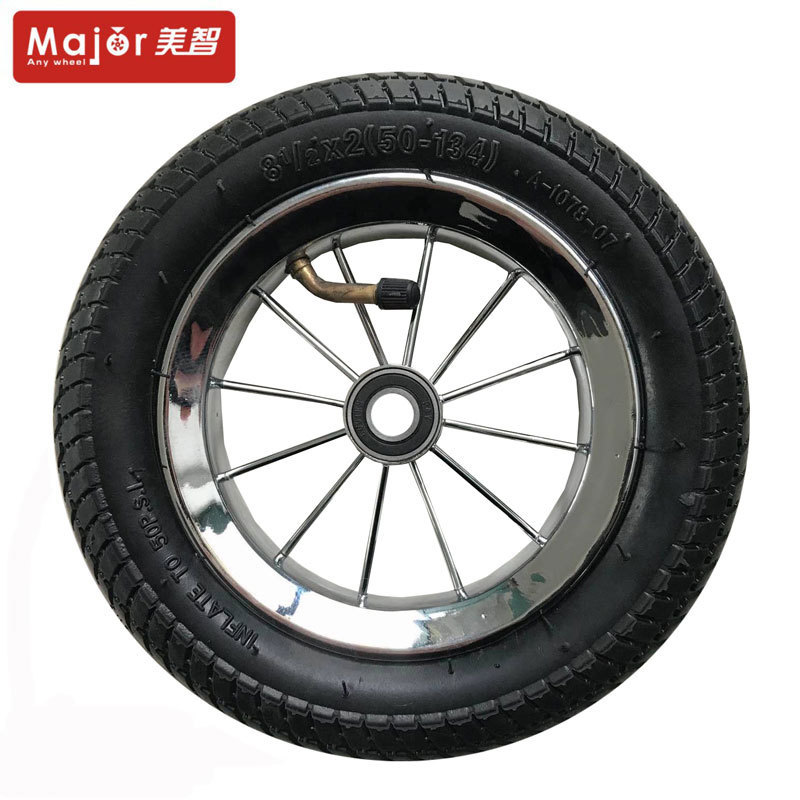 8inch  pneumatic tyre kids bicycle scooter wheel