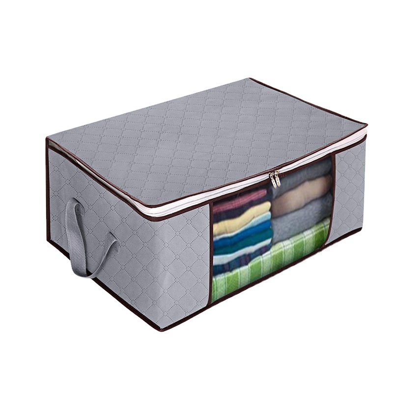 Clothes Storage Bins Foldable Closet Organizers Storage Containers with Durable Handles for Clothing