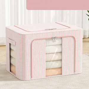 Wholesale Customizable Wardrobe Storage Box 50*40*33 100L 88L 66L Foldable Storage Box