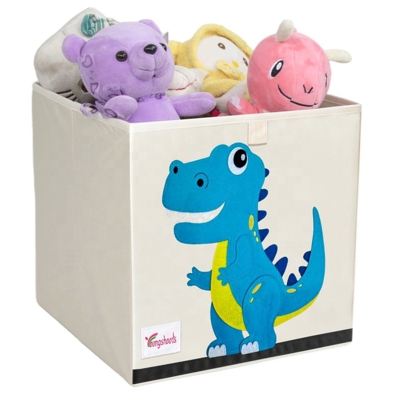 Folding children's clothing storage bins; Toy storage box; Children's toy storage bins