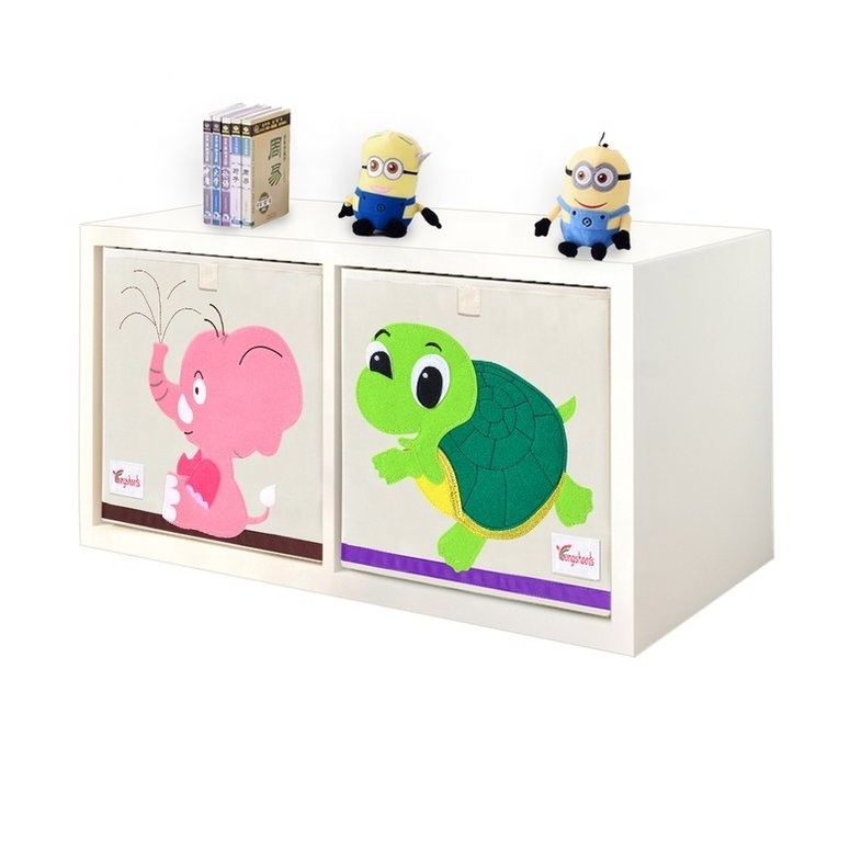 Folding children's clothing storage bins; Toy storage box; Children's toy storage bins