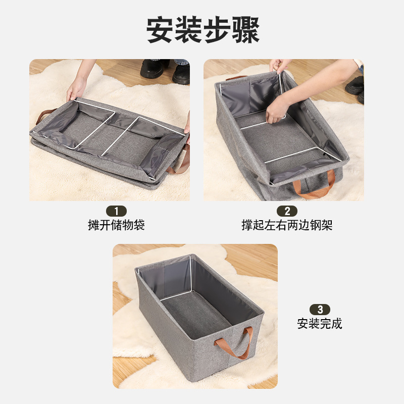 Best-selling Custom Folding Shirts Organizer Storage Box Pants Storage Bins Wardrobe Organizer For Clothes