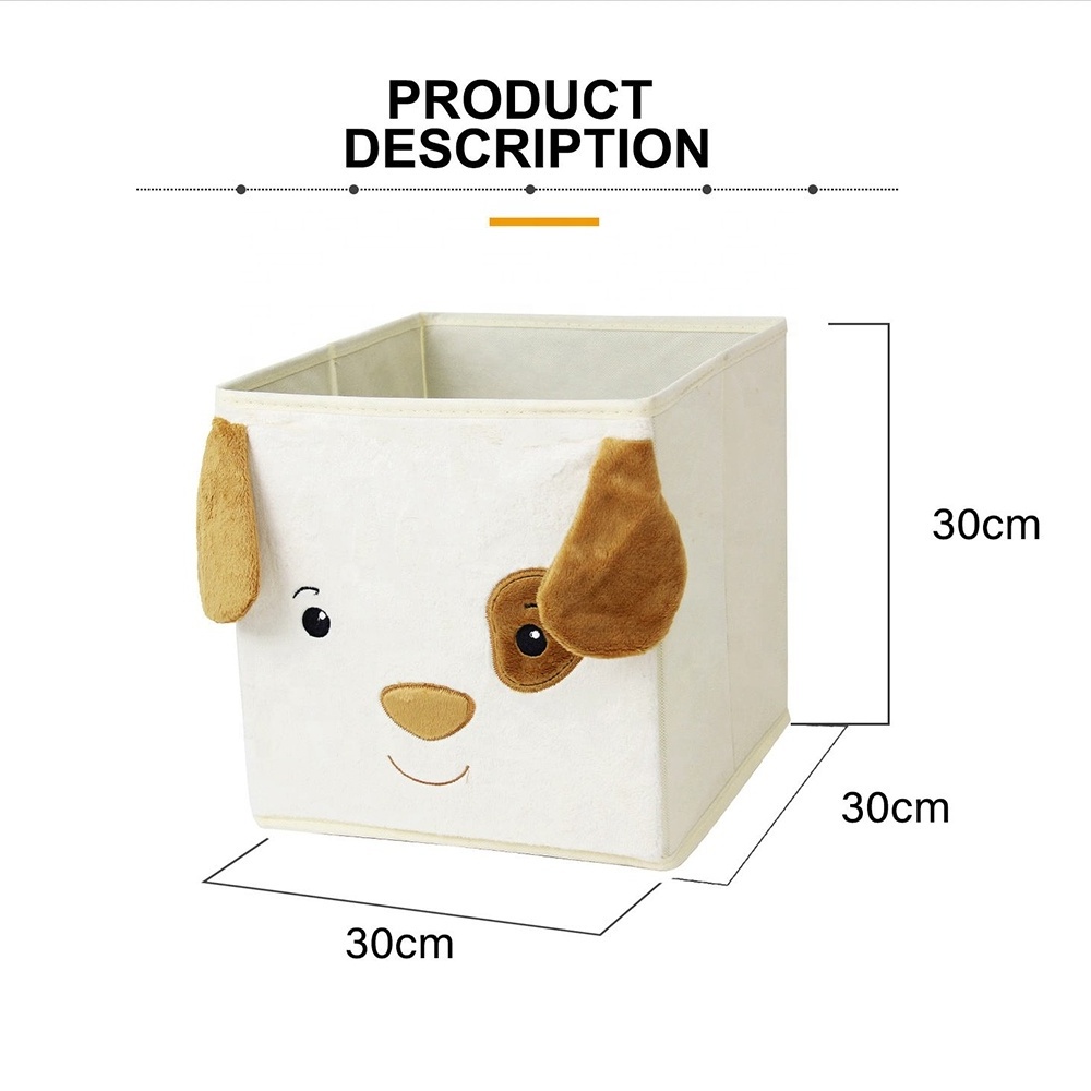 New Design Organizador De Juguetes 3d Cartoon Animal Shape Storage Cubes Toy Storage Organizer Kids Organizers Bedroom