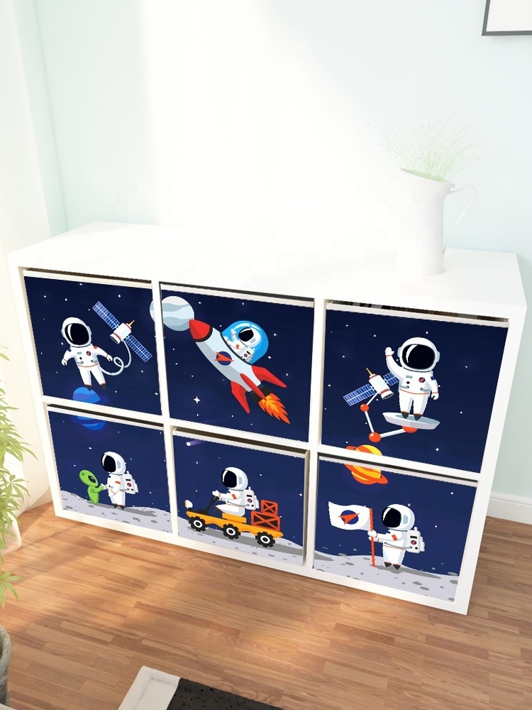 Custom Printed Clothes Organizers Kids Toys Foldable Closet Sundries Organizer Storage Baskets Household Items