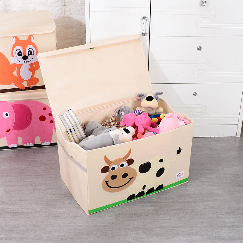 Wholesale New Design Household Items For Living Room Foldable Storage Box Child Toy Storage Organizer Cabinet