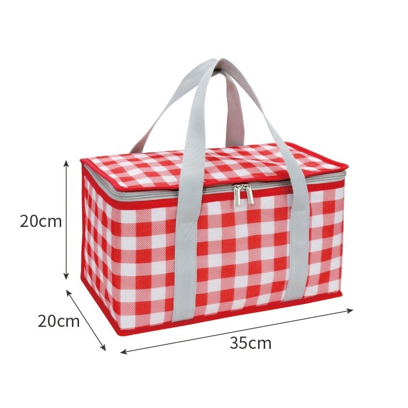 2024 Hot Style Spring Picnic Products Fabric Storage Box Safe Material Insulation Design Large Picnic Bag With Lid