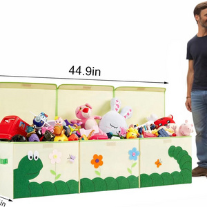 Extra Large Collapsible Toy Box Chest for Kids Cute Nursery Playroom Organizer for Boys and Girls Clothing Baby Toy Storage