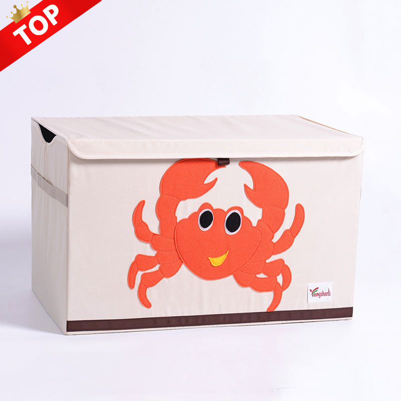 Wholesale New Design Household Items For Living Room Foldable Storage Box Child Toy Storage Organizer Cabinet