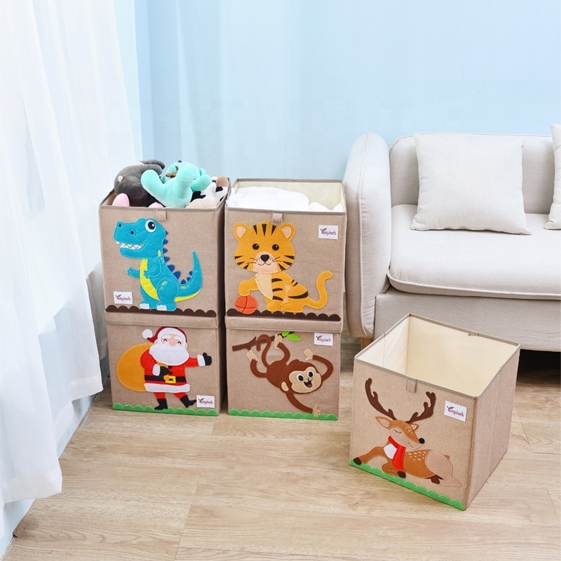 Hot sale Kids Cartoons Toys Dolls Organizer Storage closet Storage Bag Organizer Storage Boxes