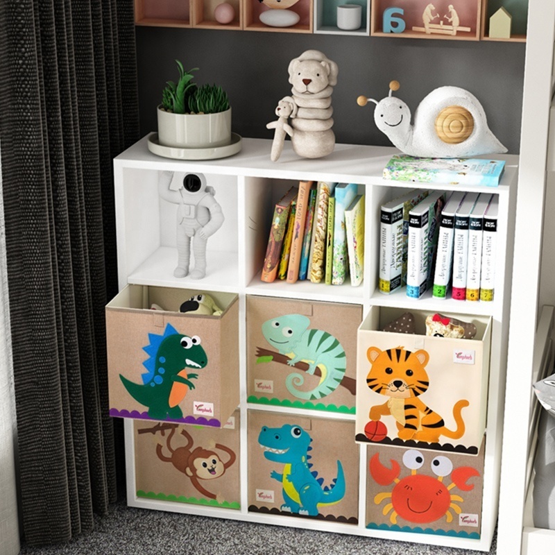 Minimum Order Quantity Cube Storage Boxes Household Items Fabric Storage Box Toy Organizer Kids Storage Organizer