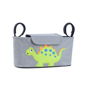 Wholesale Custom Make Hanging Baby Stroller Organizer Diaper Storage Bag With Cup Holder