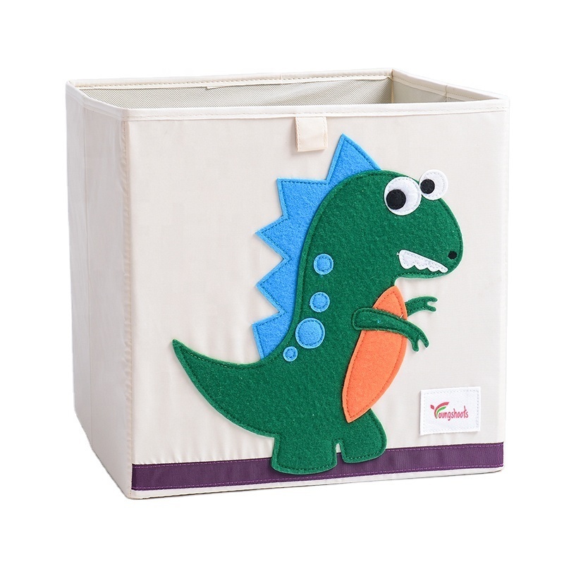 factory outlet cube storage box drawer organizer folding children's cartoon fabric toys baby nursery storage basket