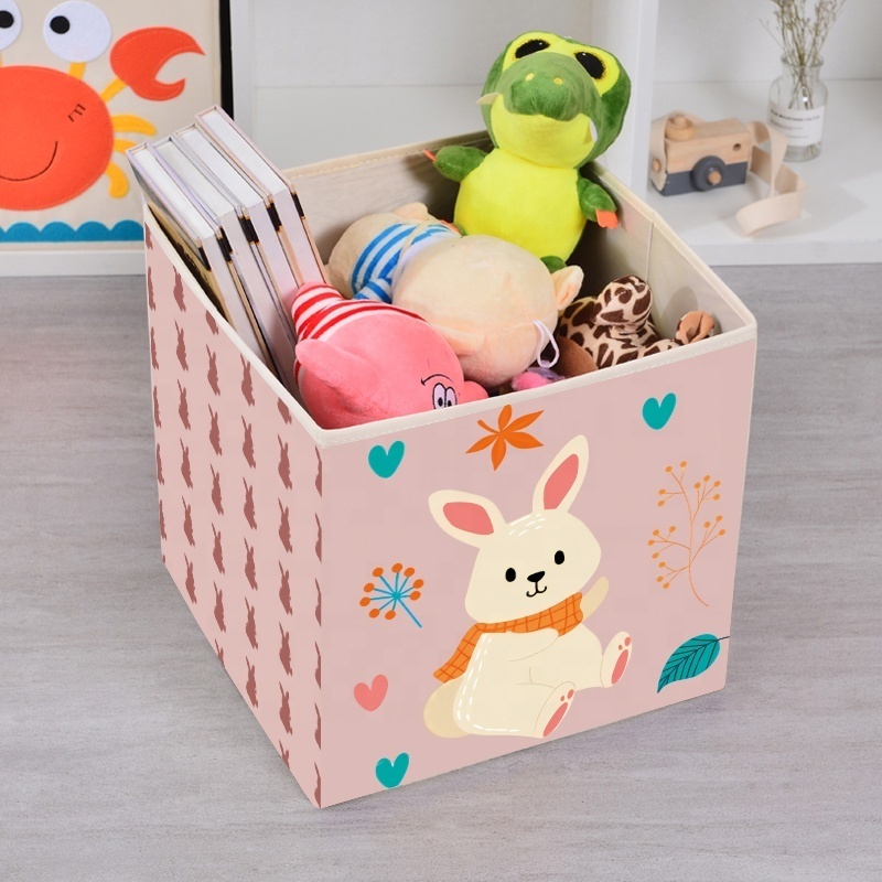 Custom Printed Clothes Organizers Kids Toys Foldable Closet Sundries Organizer Storage Baskets Household Items