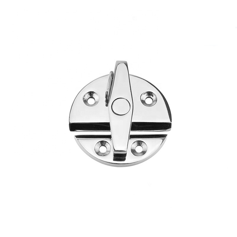 Mirror Polished Stainless Steel Marine Hardware Accessories Boat Pull Flush Lock Latch Door Button