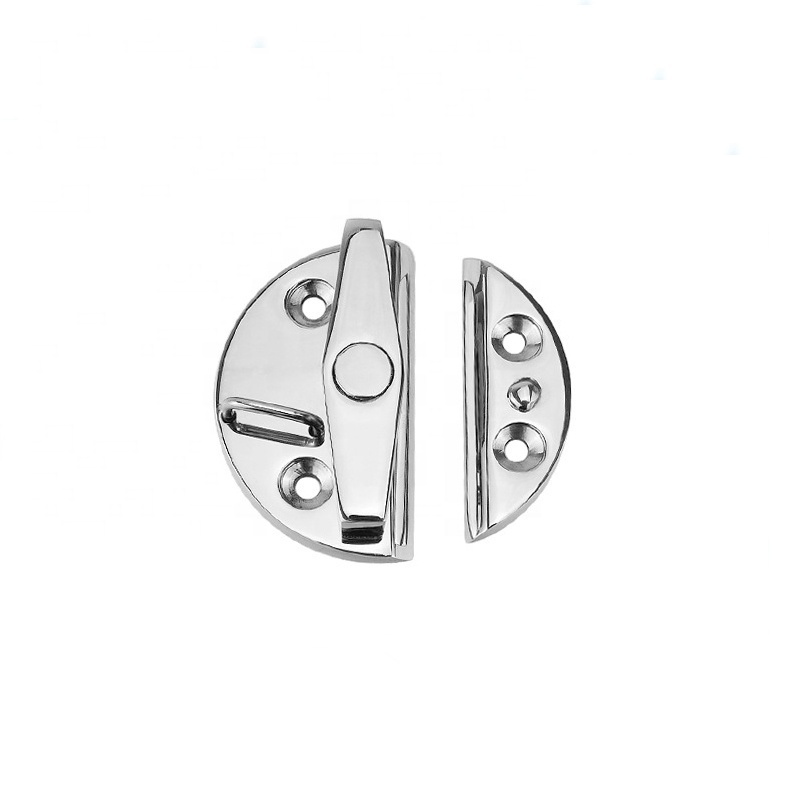 Mirror Polished Stainless Steel Marine Hardware Accessories Boat Pull Flush Lock Latch Door Button