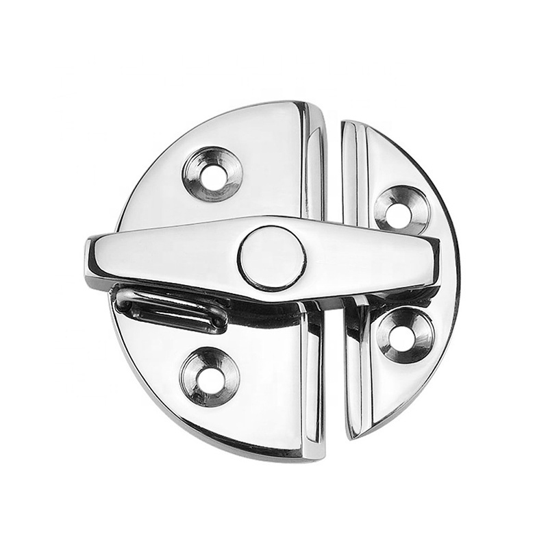 Mirror Polished Stainless Steel Marine Hardware Accessories Boat Pull Flush Lock Latch Door Button