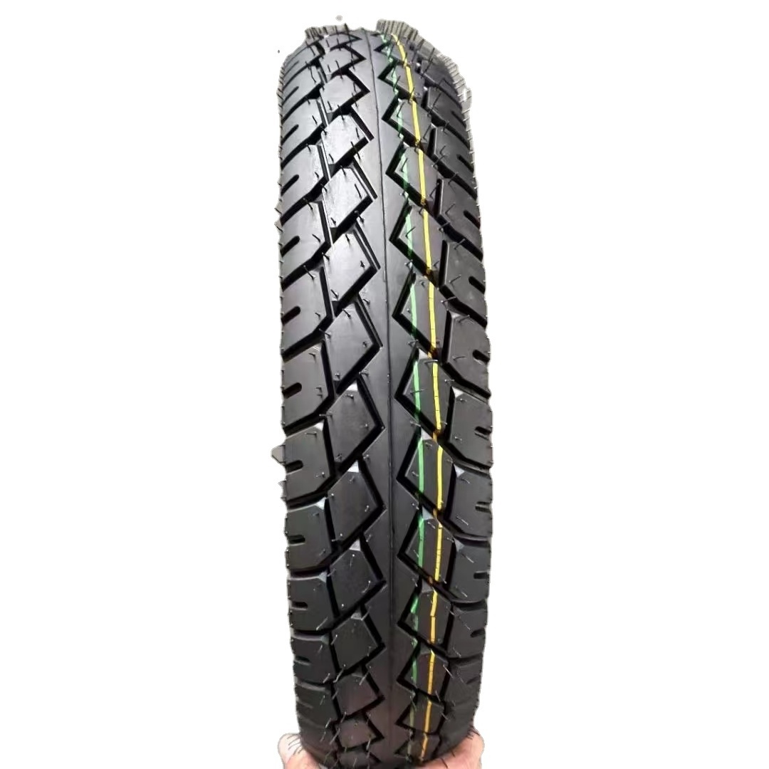 3.00-10 3.50-10 2.75-10 2.5-10 S005 Wholesale Price yellow side wall tire SCOOTER MOTORCYCLE TIRE Tubeless chinese tire brand hi