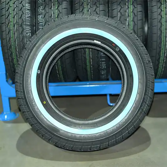 car tire with whitewall side for taxis 185R14C 195R14C 195R15C