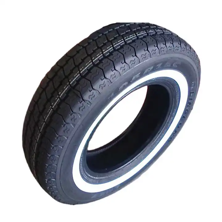 car tire with whitewall side for taxis 185R14C 195R14C 195R15C