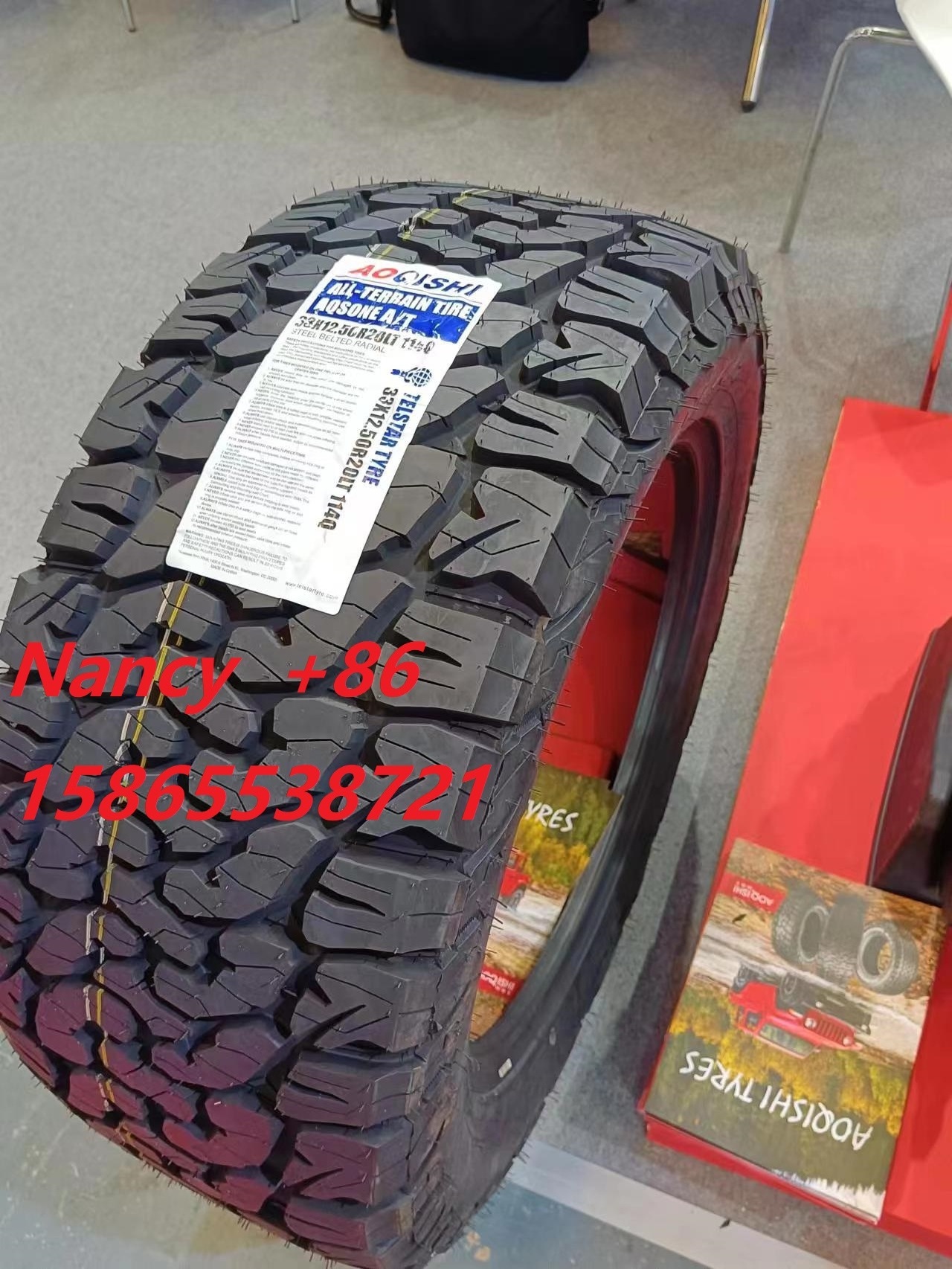 AOQISHI  BEST 4X4 Off Road Tyre Mud& Rock Terrain Tires Germany ZETA Global MT mud AT