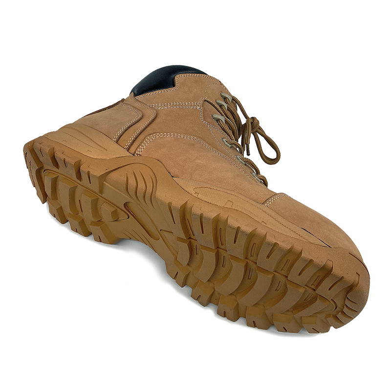 Eva outsole steel toe Nubuck cowhide Upper SBP Safety Shoes