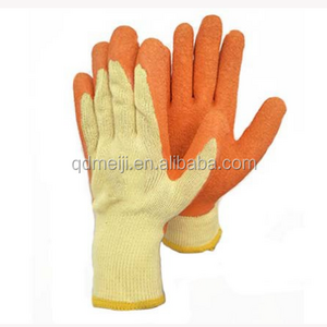 Low cost safety rubber latex coated high quality work gloves