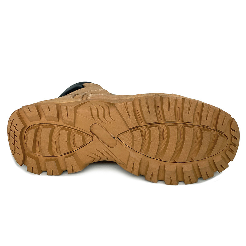 Eva outsole steel toe Nubuck cowhide Upper SBP Safety Shoes